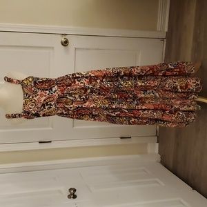 B.O.G. Collective Paisley Tiered Maxi Dress